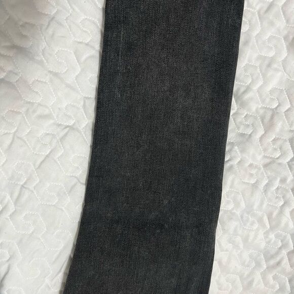 Express skinny back distressed jeans 4 tall long mid rise ankle length - Picture 9 of 10